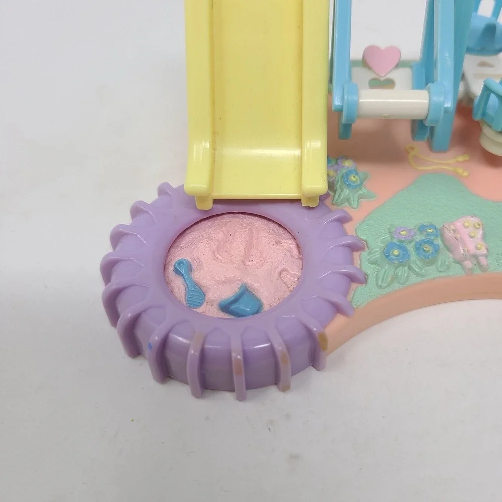 Vintage Mimi And The‎ Goo Goos Swing Set Playground Bluebird 1994 Polly Pocket